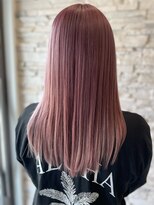 トータルビューティサロン シェリ(total beauty salon cheri)&nbsp;ハイトーンデザインカラー×ペールピンク