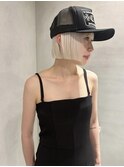 黒髪/ボブルフ/ネビージュ/小顔/ワンレン/梅田/髪質改善/前髪