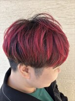 ジップ 浜田店(zip)&nbsp;アンブレラカラー×20代刈り上げショート