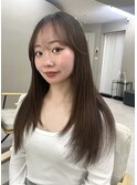 ナチュラルストレートレイヤー