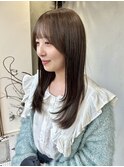 《Direct》ロングレイヤー×オリーブブラウン