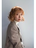 仙台/髪質改善/ミルクティーアッシュ♪マッシュパーマボブc