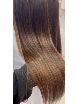 スタイル 横浜(STYLE) 【担当　栗原　唯】グラデーションベージュロングエクステ８０本