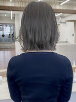 パークレーン アイス イヴェン(park lane ICI yeven)&nbsp;ブリーチなしダブルカラーミディアムボブ20代30代40代夏カラー