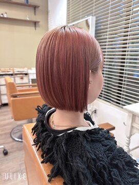 フレアクレム(FLEAR cre:me) 美髪　ぱっつんボブ