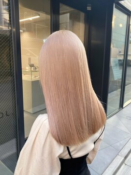 ラルム(ralme/sol) ミルクティベージュ/ケアブリーチ/髪質改善/立川._.