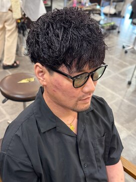 アムレヘアー(amule hair) 【amule hair】成田凌風無造作パーマ /20代/30代/40代/学生