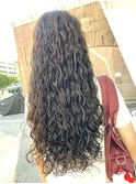 ロング×スパイラルパーマ