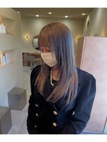 トパキュー(topa cue)&nbsp;グレージュ×レイヤーカット