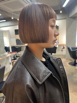 ソイ 下北沢(soi) ミニボブ×ミルクティーベージュ