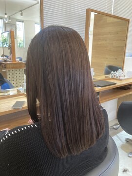 ストーリアエフ 郷東店(storia.f) セミロング　重めスタイル
