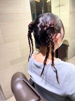 アビーヘアー 住吉店(abie hair)&nbsp;キュートリボンスタイル