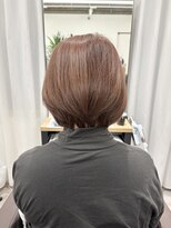 ウイ バイ ファースト 北四番丁店(u'i by first)&nbsp;グラデーションボブ×柔らかな艶チャイシナモン 