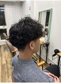 メンズカット×ツイストスパイラルパーマ