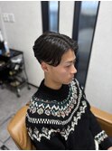 毛流れパーマ