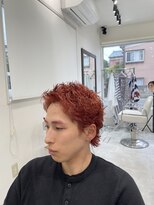 キューカンバー(CUCUMBER)&nbsp;メンズ【ショートウルフ×ハイトーンパーマ】