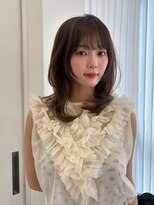 シティーバイローウェ 表参道(City/louwe) オリーブブラウン/ミディアムレイヤー