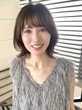 フィルム(FILM) 【FILM村田】大人のレイヤーボブ×髪質改善チョコレートブラウン