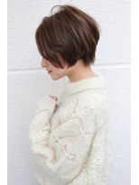 レウナ 外苑前(Reuna)&nbsp;黒髪でも可愛く決まるニュアンスショートボブで大人可愛い