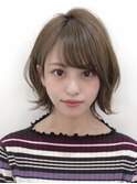 モテ可愛いふんわりボブ