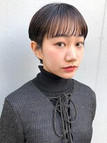ミィ 表参道(mee.)&nbsp;【mee.】 シースルーバング 黒髪ショート