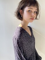 ミラバイグリーン(Mira by green)&nbsp;毛先パーマ×フレンチボブ【ベージュカラー】 08