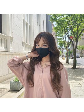 グリス(GRIZZ) 【大人可愛いアーモンドブラウン】#エクステ#バレイヤージュ