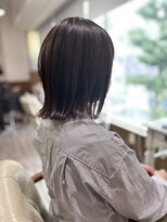 ショコラ 国立谷保(Chocolat)&nbsp;切りっぱなし外はねボブ☆【谷保/国立】