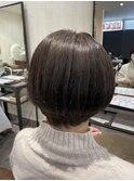 グレージュショート
