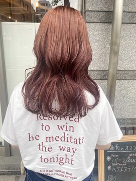 ミニム ヘアー(minim hair) 【minim×高橋】1bleach : pink beige