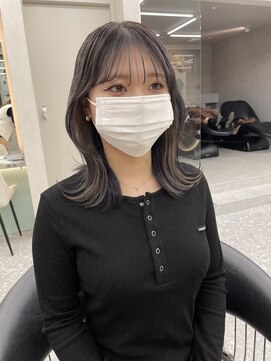 ロンド マーレ 天神大名店(Lond mare) イメチェン/フェミニン/ダークアッシュ/束感/卒業カラー