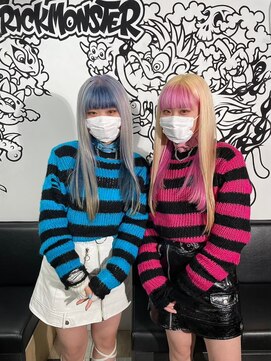 トリックストア(TRICK STORE) 【心斎橋】【派手髪】☆★双子　インナーカラー☆★