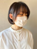 アリカ(alica)&nbsp;20代30代内巻き透け感バングミニボブ 耳掛けサイドバング
