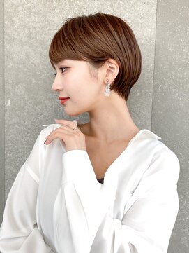 ロンド レグリーズ 立川(Lond leglise) ショート×顔周り×前髪×シルキーベージュ×グレージュカラー