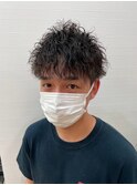 波巻きツイストスパイラル/刈り上げショート/20代30代40代50代