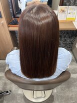 テラスヘアラボ 新潟駅南(TERRACEhairLab.)&nbsp;【艶感コーラルブラウン】