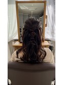 ヘアセット☆ハーフアップ