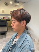 ソイクフ 四条大宮店(SOY-KUFU) 【soy-kufu】MEN'S HAIR束感ハイライトマッシュパーマショート