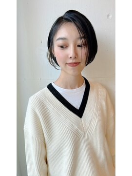 ヘアー ラボ(hair labo) 【hair labo.】さりげないもみあげカラー