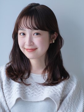 ガーデンヨコハマエスト(GARDEN YOKOHAMA est) 似合わせカット　イメチェンヘアスタイル　フルバング　レイヤー