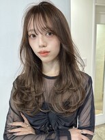 サイン 渋谷(SIGN)&nbsp;ザクザクレイヤーカット巻き方簡単ミディアムロング韓国表参道