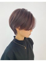 トニーアンドガイ 青山店(TONI & GUY)&nbsp;大人くびれショート　ピンクベージュシアカラーショートヘア