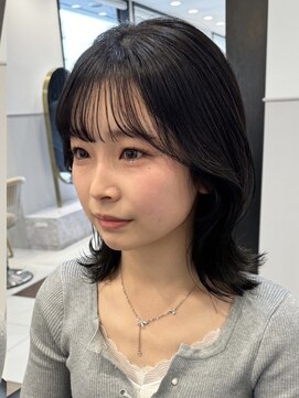 アース コアフュールボーテ 松本庄内店(EARTH coiffure beaute) ナチュラルカラー_レイヤーカット_くびれ_シースルーバング