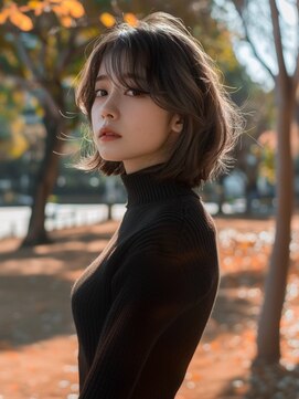 アルトリスト(Altruist Aging×HAIR&SPA) ☆オリーブグレーココアベージュ小顔クラゲヘアー/黒髪/髪質改善