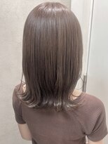 ラックスビー サファリ 阿倍野ルシアス店(LUXBE SAFARI)&nbsp;20代30代40代エモージュ ココアブラウン くびれミディアム