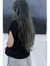 【上質仕上がり】髪質改善ヘアカラー+美髪トリートメント　￥17600→￥13200