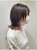 ピンクハイライトカラー