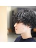 2025一押しパーマ黒髪でも柔らかく動くサーフカール（眉毛カット付）