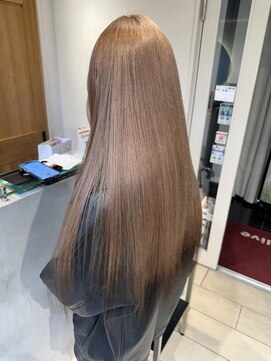 テトラ バイ ネオリーブ 横浜西口店(tetra by neolive) エンドカラー　ベージュ×ブラウン