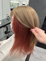 プライズ 成増店(prize)&nbsp;ベージュ×レッドカラーダブルカラー成増